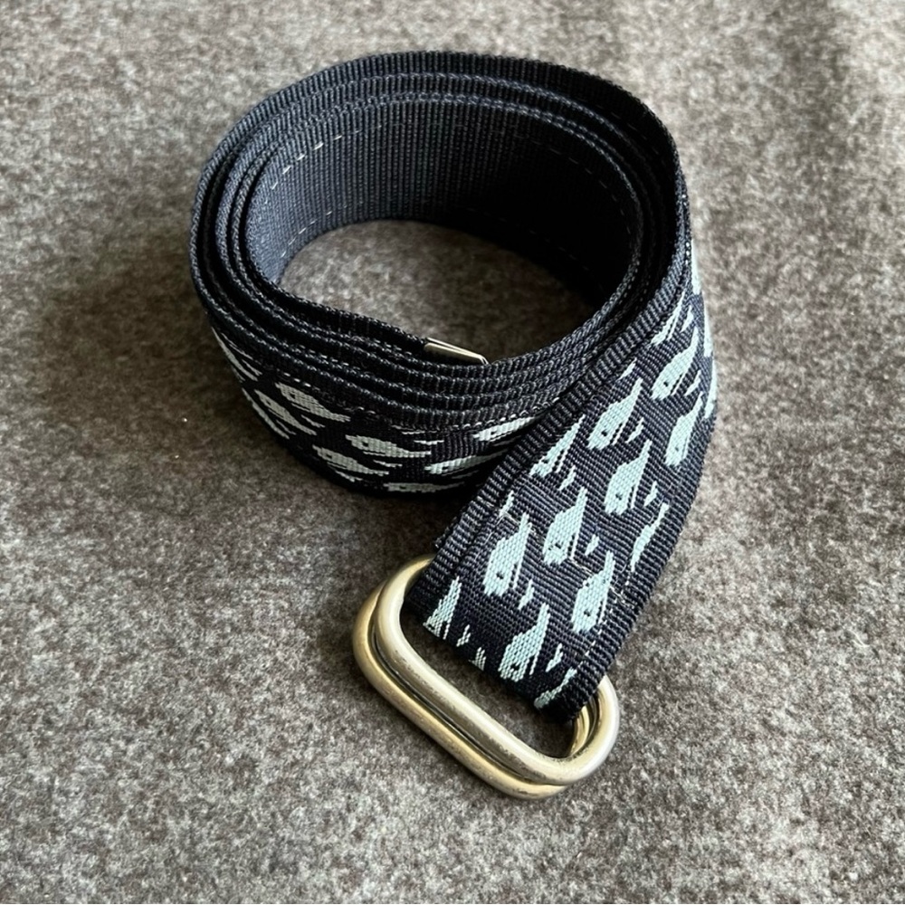 Blue Whale Double Ring Belt 44 Inches NWOT